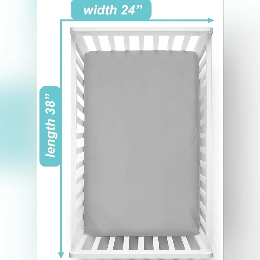 AMERICAN BABY CO Fitted Mini Crib Sheet 24